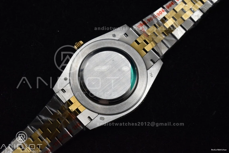 Roman Best DateJust Diamond Tone 41mm 2 Dial Gold Yellow Version 1196 Flexible TWD 0923